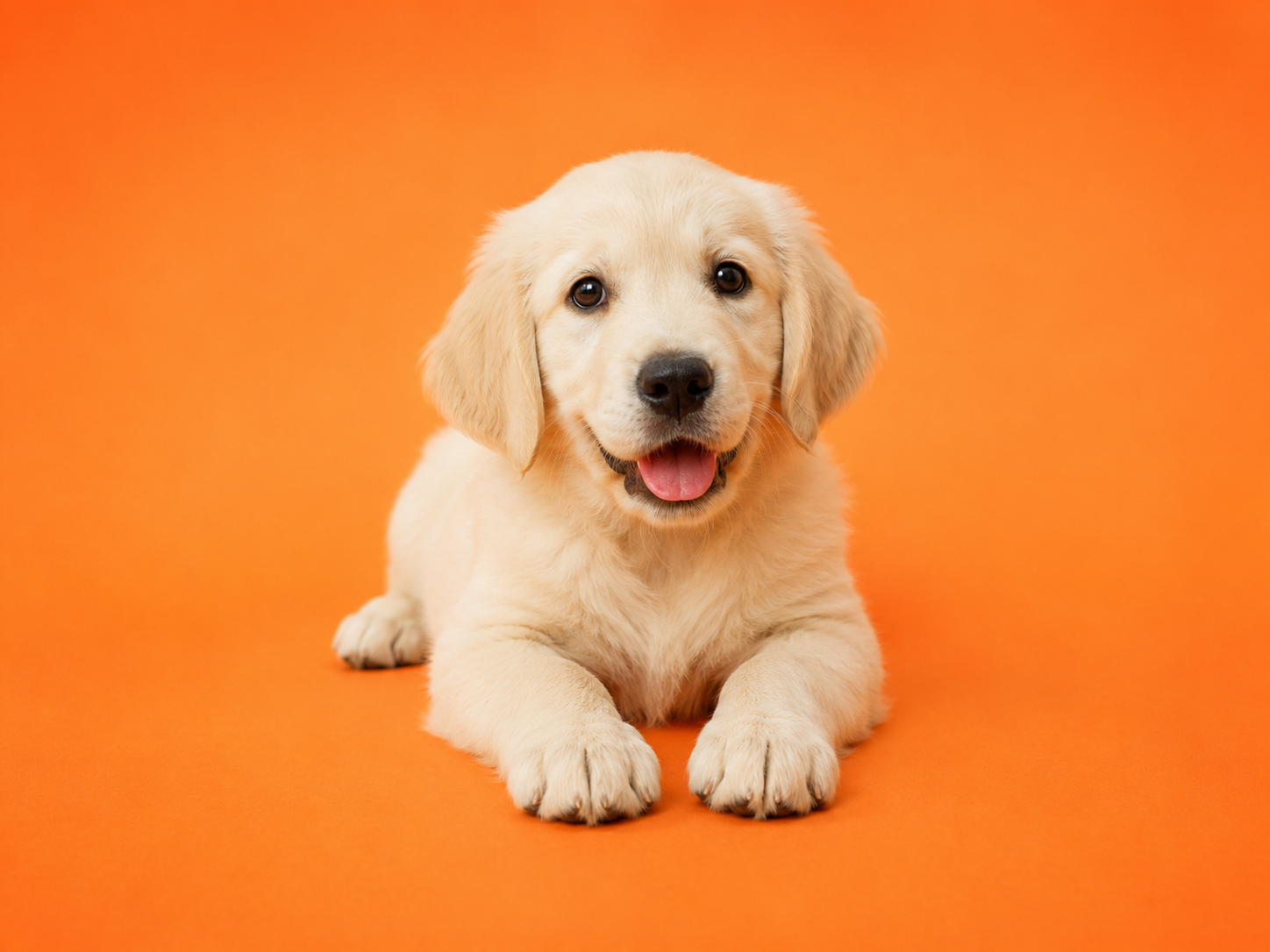 Vet checking puppy health